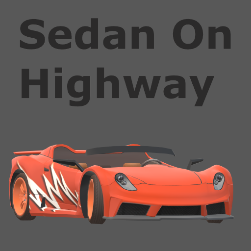 Sedan On Highway logo
