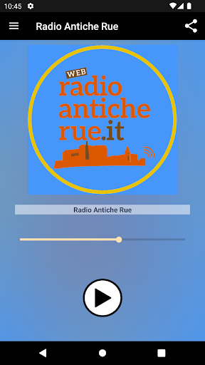Android application Radio Antiche Rue screenshort
