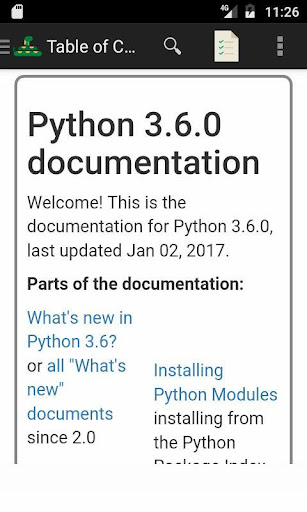 Python Reference Guide (3.6) Screen 2