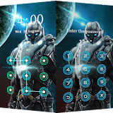 Applock Theme Galaxy Robot icon