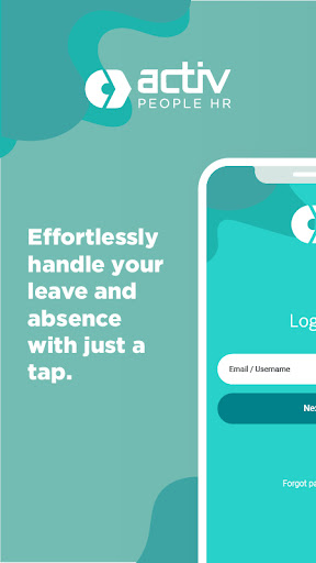 Android application Activ People HR screenshort