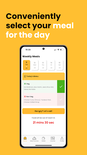 Android application BitesBee Employee screenshort