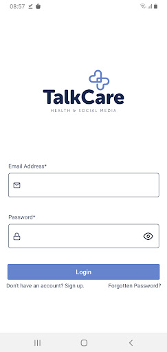 Android application TalkCare screenshort