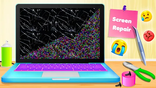 DIY Laptop Repair Shop Game