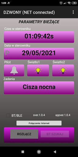 Android application DZWONY screenshort