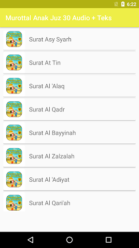 Murottal Al Quran Anak Juz 30