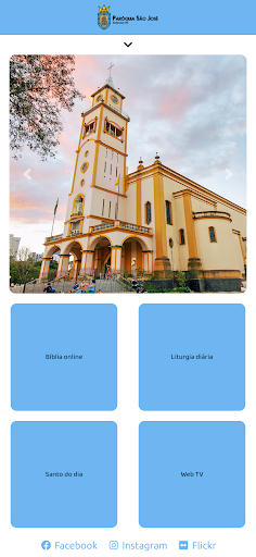 Android application Paróquia São José - Rolândia screenshort