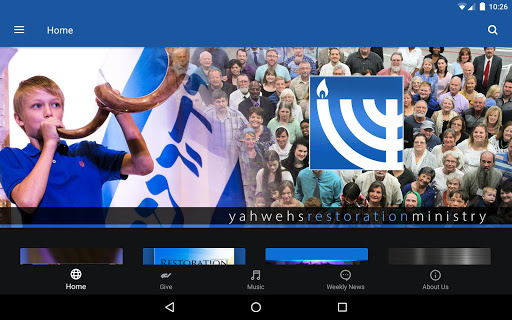 Screenshot of Yahweh's Restoration Ministry