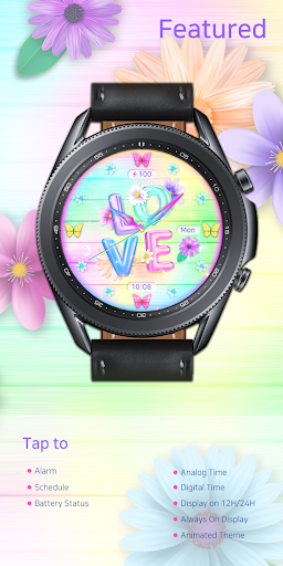 Android application Love Ballon with Flower_Watchf screenshort