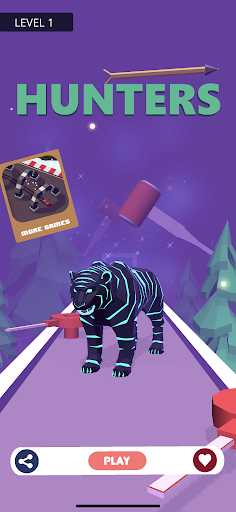 Android application JOIN HUNTERS – THE HUNTING SIM screenshort