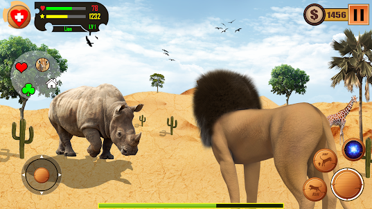 Lion Family Simulator Games 3d