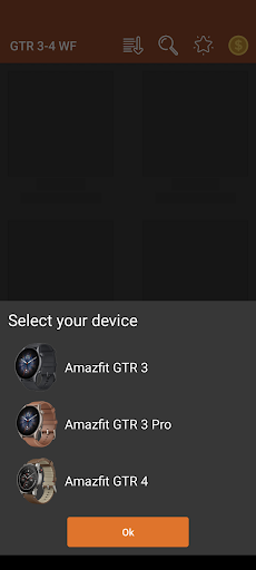 Android application Amazfit GTR 3/4 - Watch Face screenshort