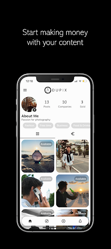 Android application Adupix screenshort