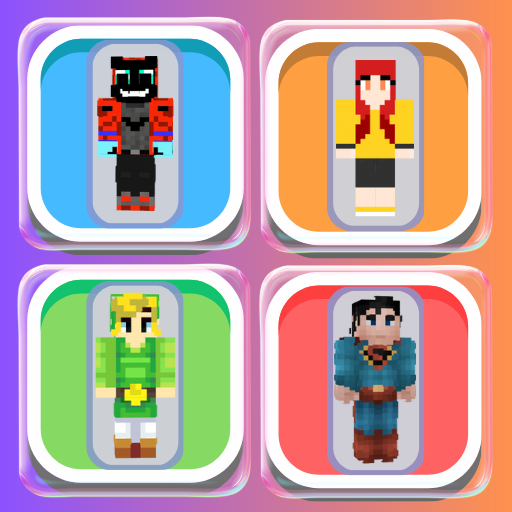 Cartoon Skins for MCPE logo