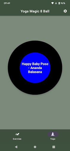Exercise, Yoga Magic 8 Ball Screen 3