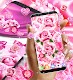 screenshot of Pink rose silk live wallpaper