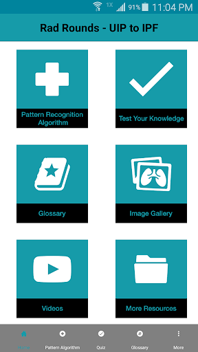 Android application Rad Rounds - UIP to IPF screenshort
