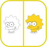 How To Draw The Simpsons Lisa icon