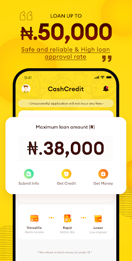 CashCredit - Instant Loan, Payday loan pay later screen 0