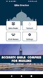 Qibla Localizador Direçã Kaaba