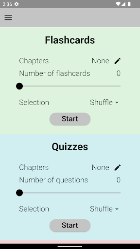 Android application Organic Chemistry screenshort