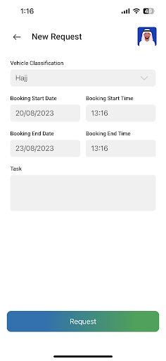Transportation Employee Screen 2