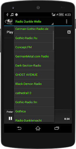Gothic MUSIC RADIO Screen 3
