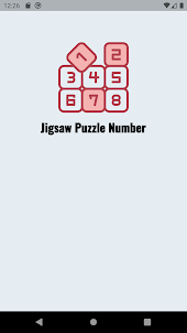 Puzzle jigsaw Number