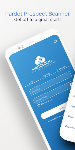 Android application Pardot Prospect Scanner screenshort