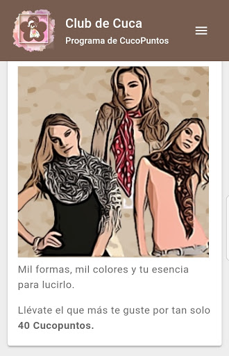 Android application El Club de Cuca screenshort