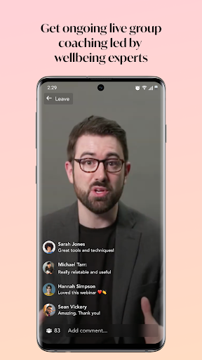 Android application Happence Wellbeing screenshort