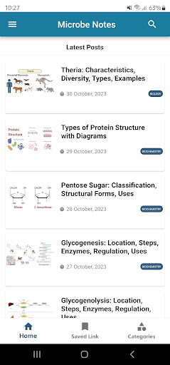 Microbe Notes Screen 3