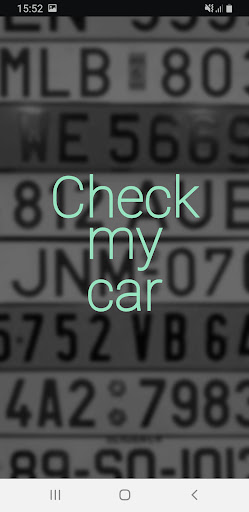 Android application Check My Car screenshort
