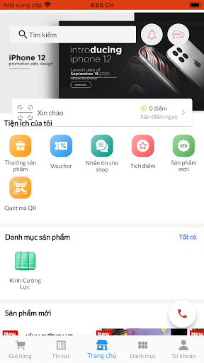 Android application BÍCH NGỌC screenshort