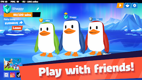 JustFall.LOL - Multiplayer Online Game of Penguins