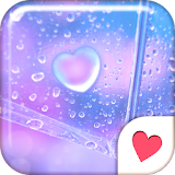 Cute wallpaper★Heart Rain Drop icon