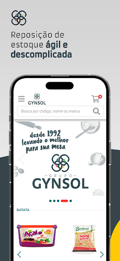 Android application Gynsol Distribuidora screenshort