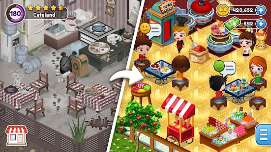 Cafeland - Restaurant Cooking Screenshot