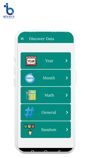 Android application Discover Data -Fun & Knowledge screenshort