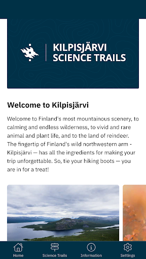 Kilpisjärvi Science Trails Screen 2