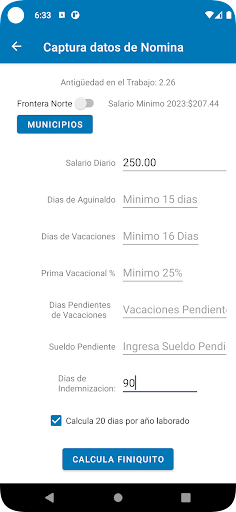 Liquidación México