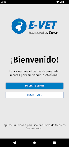 Android application E-Vet screenshort