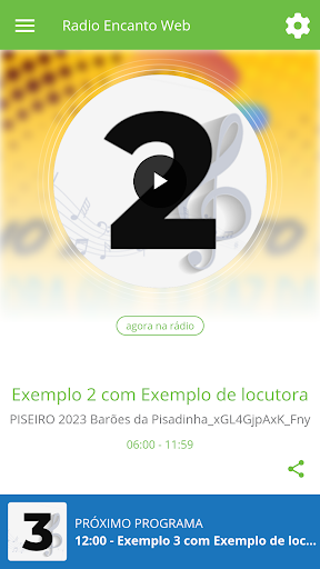 Android application Radio Encanto Web screenshort
