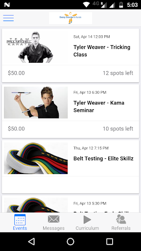 App screenshot