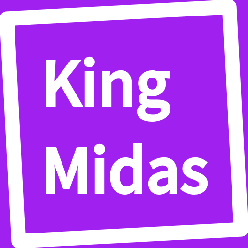 Book, King Midas logo