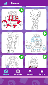 Captura 7 Coloring Brawl Stars All Skins android
