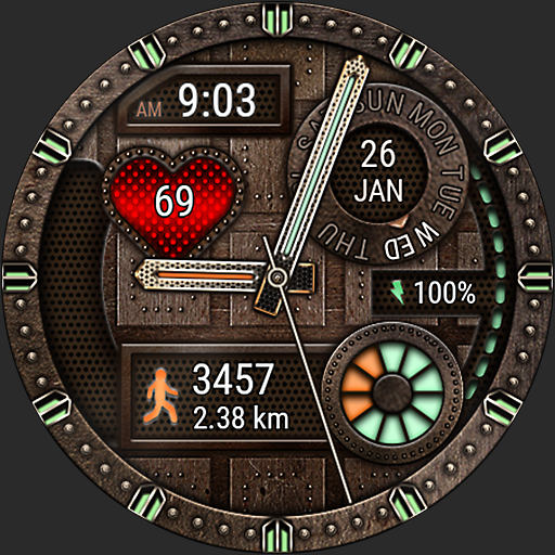 Futorum Metal watch face Laai af op Windows