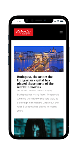 Android application Budapest Reporter screenshort