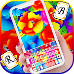 Cover Image of Herunterladen Bright Color Flowers Keyboard  APK