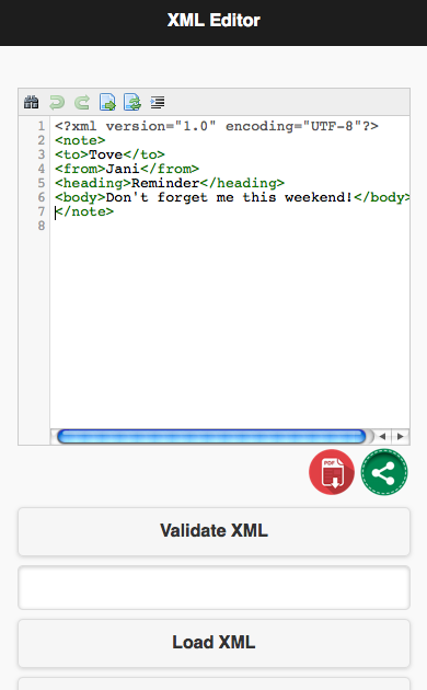 XML Editor and Validator - 1.2.6 - (Android)